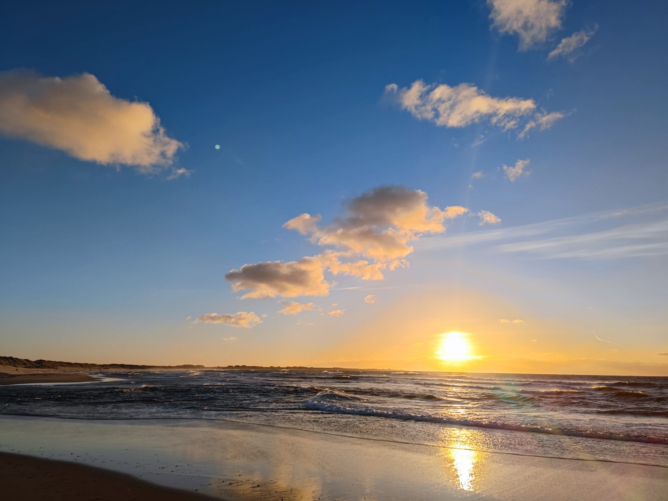 Strand og sol Sele strand, Jærstrendene, Solnedgang, Natur, Ren natur, Naturbilde