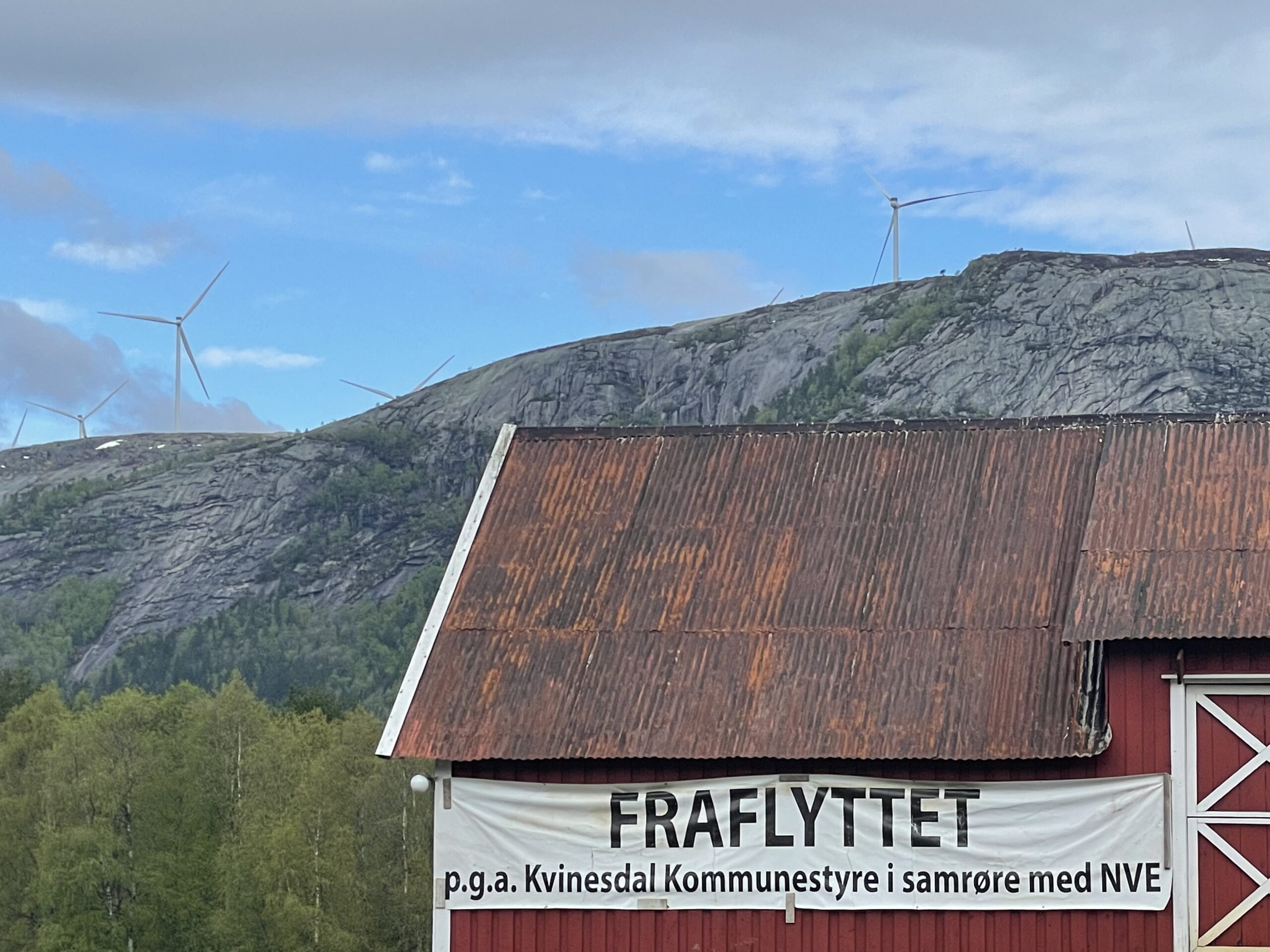 Buheii vindkraftverk, Kvinesdal kommune